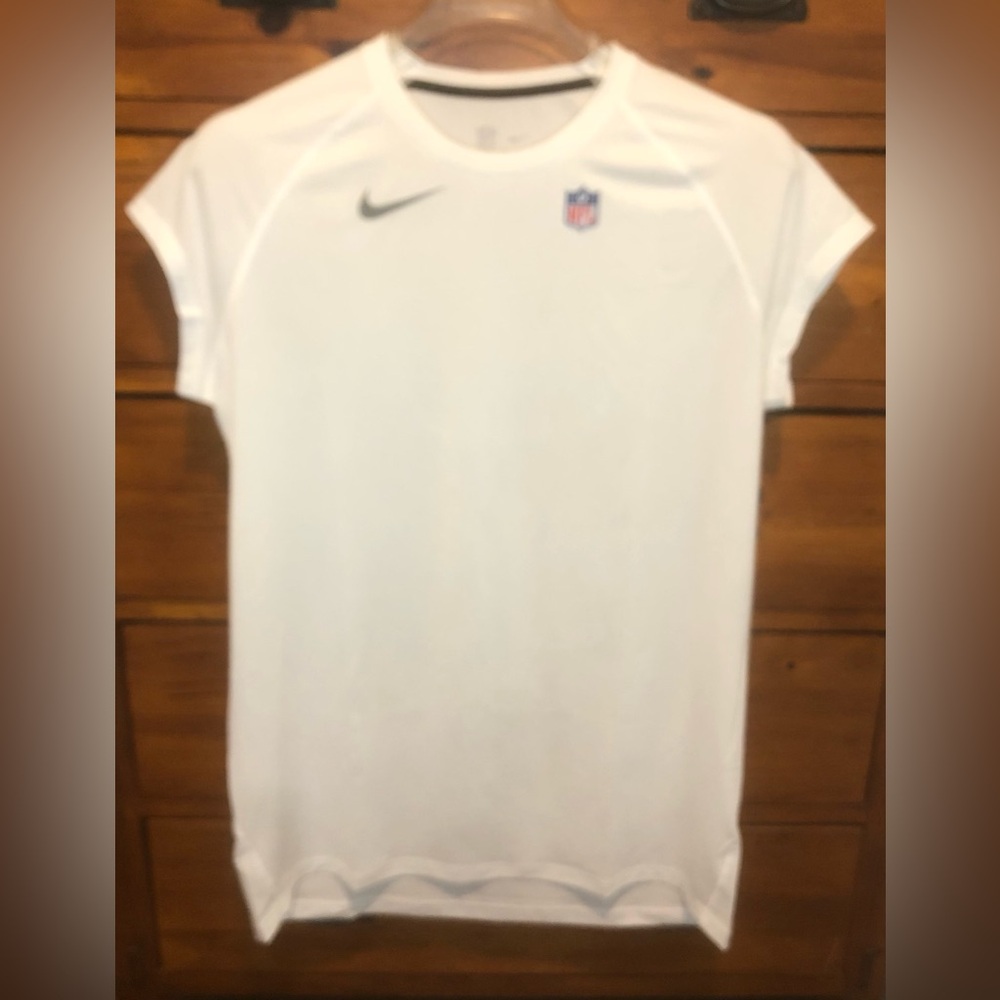 Nike NFL On Field Player Issued Dri-Fit 1/2 Sleeve Shirt CW6305-100 Mens Size XL